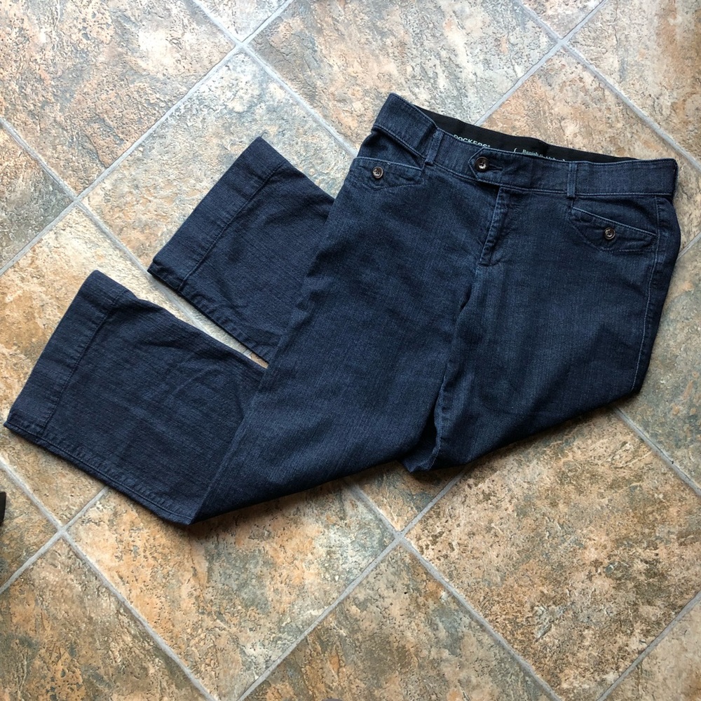 Dark wash Flare Bottom Jeans